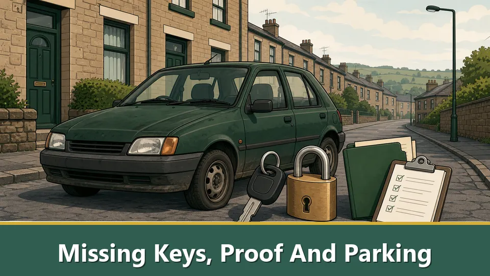 Missing Keys, Proof And Parking